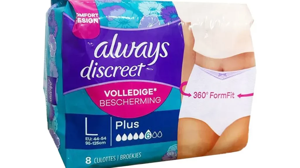 Couches Always Discreet pour adulte : Révolutionnaire en incontinence