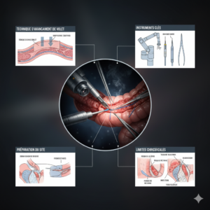 Illustration Traitement chirurgical des fistules