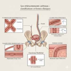 Les rétrécissements urétraux : classifications et formes cliniques