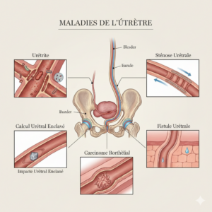 maladies de l'urètre shéma