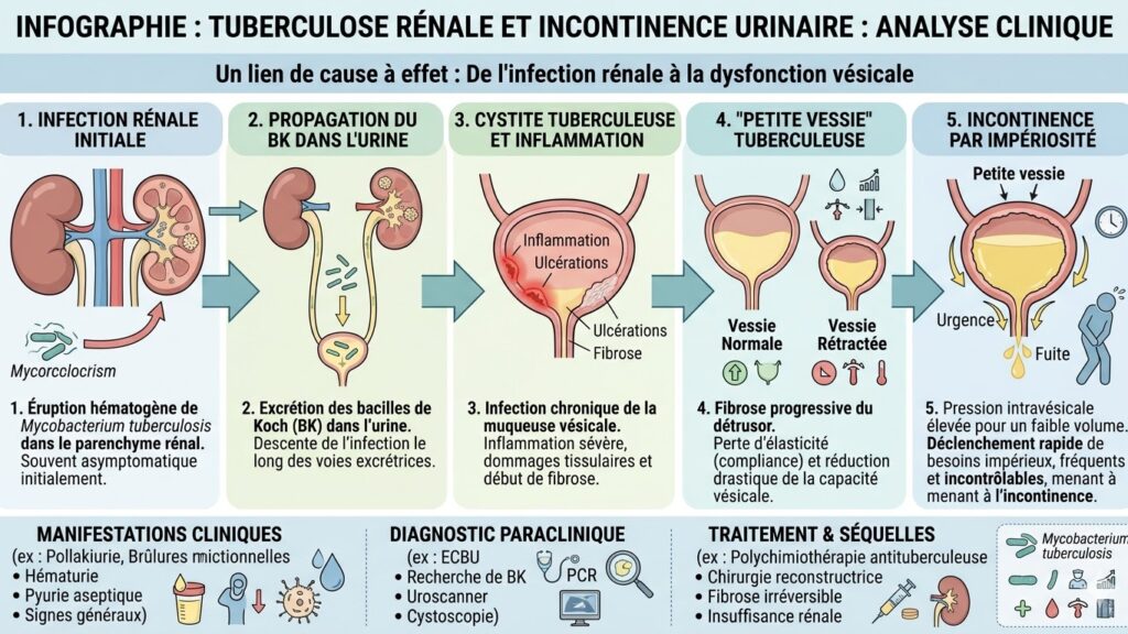 Tuberculose rénale et incontinence urinaire